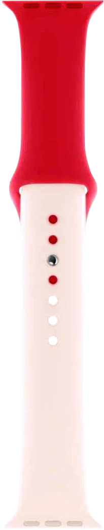 Torrii Watch 49/46/45/44 Mm Silicone Mix Watch Strap - Red/Pink - Tashqila Torrii Watch 49/46/45/44 Mm Silicone Mix Watch Strap - Red/Pink - Tashqila